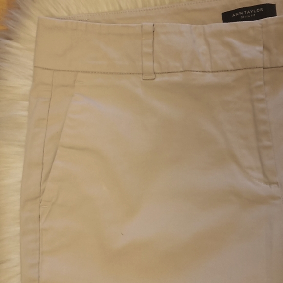 Ann Taylor Devin Fit Tan Walking Shorts-#1516 - Picture 4 of 10